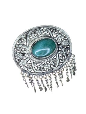 Vintage Mid-Century Jhumka Brooch
